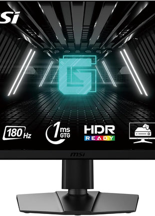 msi G272QPF E2 27-inch 2560 x 1440 (QHD) Computer Monitor, 180Hz, AMD Adaptive Sync, HDMI, DisplayPort, VESA, Tilt, Height Adjustable, Speaker, 1ms, Black