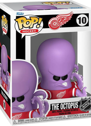 Funko Pop! NHL Mascots: Red Wings - The Octopus | NBA Mascots and Marks, Collectable Vinyl Figure, Gift Idea, Official Merchandise, Toys for Kids & Adults, Sports Fans