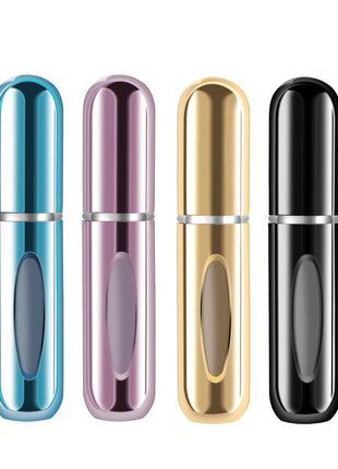 Yamadura Mini Refillable Perfume Portable Atomizer Bottle Refillable Perfume Spray, Refill Pump Case for Traveling and Outgoing (5ml, 4 Pack) 4