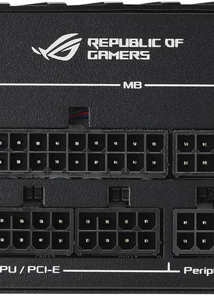 ASUS ROG Loki SFX-L 1200W Titanium PSU (Fully Modular Power Supply, 80+ Titanium, 120mm PWM ARGB Fan, Aura Sync, ATX 3.0 Compatible, PCIe 5.0 Ready, 10 Year Warranty)