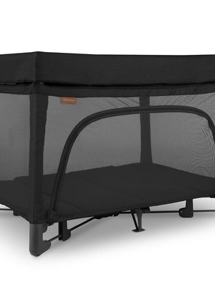 UPPAbaby Remi Playard | Deluxe 3-in-1 Portable Playard, Bedside Bassinet + Travel Crib| Mesh Bassinet, Mattress, Organic Cotton Mattress Cover + Storage Bag Included | Jake (Charcoal)