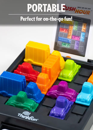 ThinkFun Rush Hour Traffic Jam Logic Game - Engaging STEM Toy for Kids Age 8 and Up - Enhances Reasoning & Planning Skills - MESH Accredited - 20+ Awards - Trusted Worldwide Seller for Over 20 Years
