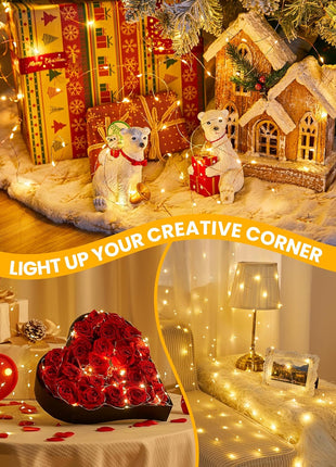 Fairy Lights with Remote, 8 Modes & Timer, 66 Feet 200 Led Christmas Light Twinkle Lights Plug in, Waterproof String Lights for Bedroom Decor Home Girl's Room Garden Party Christmas Decorations