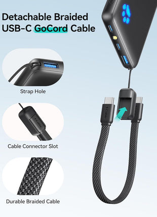 INIU Portable Charger, Ultra Slim 10000mAh 45W PD Power Bank, USB C in&Out Fast Charging Battery Pack, Travel Essential Phone Powerbank Compatible with iPhone 16 15 14 Samsung S22 S21 Google iPad etc