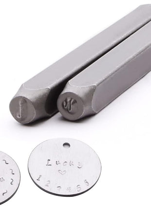 12pcs Plant Theme Metal Stamping kit, 6MM (1/4") Metal Punch Stamping Kit DIY Arts and Crafts Supplies Metal Stamping Accessories, Leather, Wood for Jewelry Stamping kit