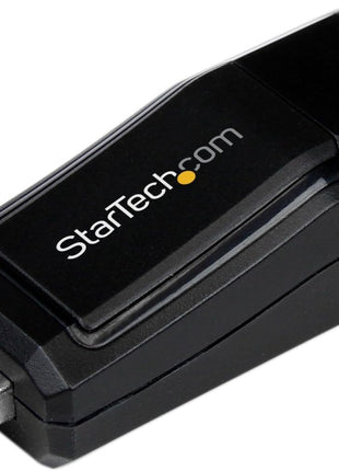 StarTech USB 3.0 to Gigabit Ethernet NIC 10/100/1000 Mbps Network Adapter, Black (USB31000NDS)