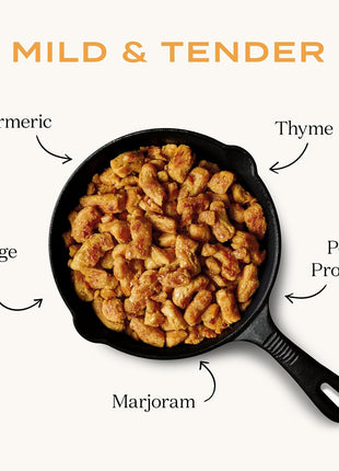 Abbot's Plant-Based Chopped Chick'n, Vegan, Gluten-Free, High-Protein