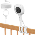 Flex Baby Monitor Charger Mount for Nanit Pro Baby Monitor with Type-C Port and 10FT Power Cable, Fully Enclosed Housing Crib Camera Mount, Temperature and Humidity Display(Camera Not Included)