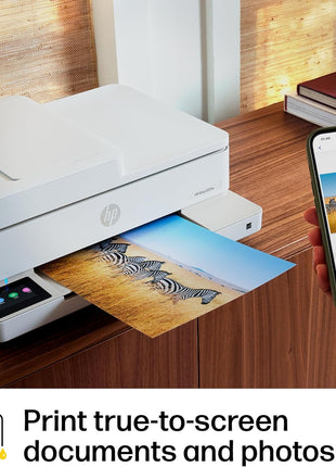 HP Envy 6555e Wireless All-in-One Color Inkjet Printer, Portobello, Print, scan, copy, Duplex printing Best-for-home, 3 month Instant Ink trial included, AI-enabled (714N5A)
