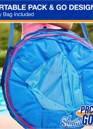 SwimWays Spring Float Premium Papasan Pool Lounger with Breathable Mesh Seat, Inflatable Pool Floats for Adults with Fast Inflation, for Ages 15 & Up