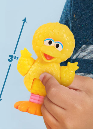 Sesame Street Neighborhood Friends, 7-piece Poseable Figurines, Kids Toys for Ages 2 Up by Just Play