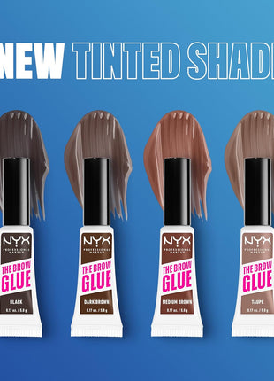NYX PROFESSIONAL MAKEUP The Brow Glue, Extreme Hold Eyebrow Gel - Clear