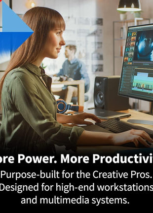 Toshiba X300 PRO 20TB High Workload Performance for Creative Professionals 3.5-Inch Internal Hard Drive – Up to 300 TB/Year Workload Rate CMR SATA 6 Gb/s 7200 RPM 512 MB Cache - HDWR62AXZSTB