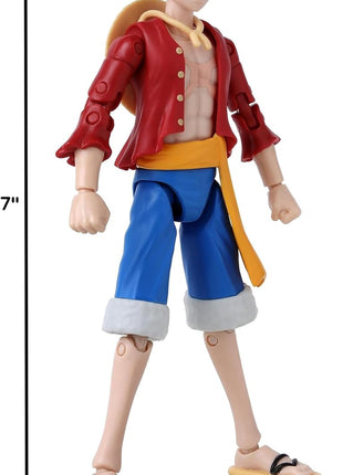 ANIME HEROES - One Piece - Monkey D. Luffy Renewal Version Action Figure | One Piece 6 Inch Action Figure Anime Heroes - Monkey D. Luffy Renewal Version