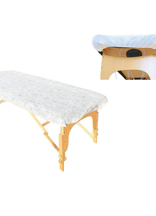 ZMDREAM Disposable Fitted Massage Table Sheets Bed Covers for Massage Beauty Tattoo 82 x 35 inches White/20