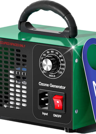 Ozone Generator 45,000mg/h, Home/Industrial O3 Car Deodorizer. Ozone Machine Air Ionizer Ozone Odor Eliminator for Strong Odor. Odor Eliminator for Home, Car, Pet. Room Deodorizer For 2500 sq ft.