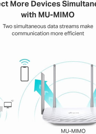 TP-Link AC1200 WiFi Router (Archer A54) - Dual Band Wireless Internet Router, 4 x 10/100 Mbps Fast Ethernet Ports, EasyMesh Compatible, Support Guest WiFi, Access Point Mode, IPv6 & Parental Controls