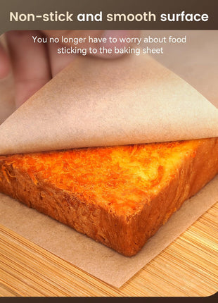 Parchment Paper Sheets, 9x13 In Non Stick Precut Baking Parchment for Baking, Grilling, Air Fryer, Steaming, and More (Unbleached)   Quarter Sheet Size, Perfect for Bread, Cakes, Cookies, 100PCS