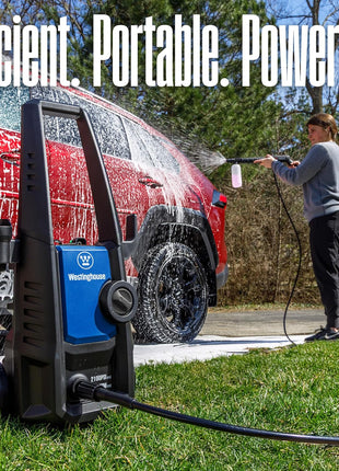Westinghouse ePX3050 Electric Pressure Washer, 2100 Max PSI 1.76 Max GPM with Foam Cannon and Turbo Nozzle, for Cars/Fences/Driveways/Home/Patios