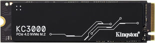 Kingston 512 GB KC3000 PCIe 4.0 NVMe M.2 SSD - High-Performance Storage for Desktop and Laptop PCs -SKC3000S/512G