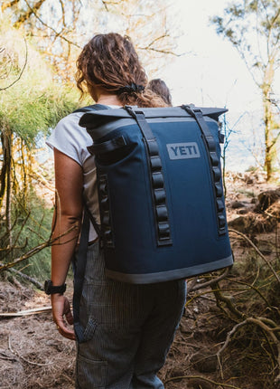 YETI Hopper M20 Backpack Soft Sided Cooler with MagShield Access, Wild Vine Red