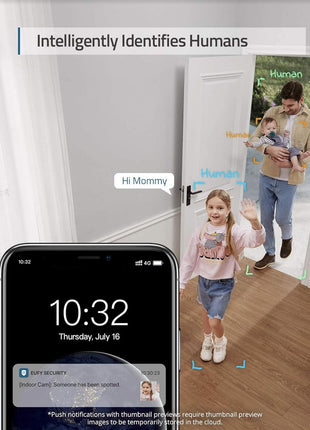 eufy Security Indoor Cam E220, Dog/Pet Camera, Pan and Tilt | 2K Wi-Fi Plug-in, Motion Tracking and Alerts, Night Vision, HomeBase 3/Mini/Prof S1 Compatible, Voice Assistant Support