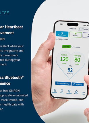 OMRON Bronze Blood Pressure Monitor & Upper Arm Blood Pressure Cuff | For Home Use - #1 Doctor & Pharmacist Recommended Brand - Clinically Validated - Connect App