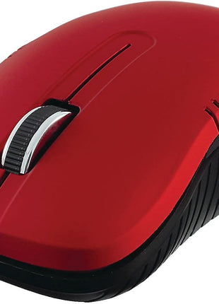 Verbatim Wireless Notebook Optical Mouse, Commuter Series - Matte Red