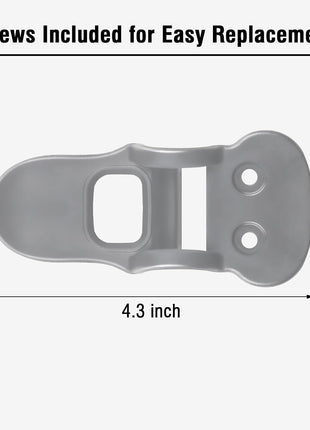 Replacement Closing Latch UppaBaby Vista 2015+ (and V2),Hinge Latch Compatible with UpperBaby Vista V1 & V2 Strollers,Secures Stroller in Closed Position,Gray 1-Pack Includes 2 Screws