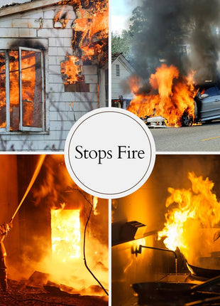 Fire Blanket - 1500F CE Certified Emergency Fire Blanket for Home and Kitchen. 500GSM Fabric & 0.5mm Thick - 100% Fiberglass Fire Extinguisher for Car,Warehouse Office - 2pc (40x40 inches) by Supa Ant