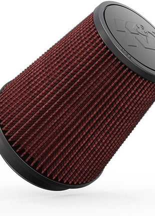 K&N High-Flow Original Lifetime Universal Clamp-On Air Filter: High Performance, Premium, Washable: Flange Diameter: 5 In, Filter Height: 7 In, Flange Length: 1 In, Shape: Round Tapered, RU-2800