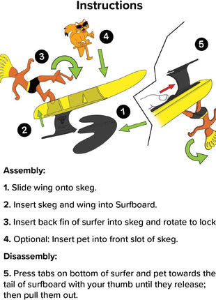 Classics Wave Powered Mini-Surfer and Surfboard Toy - J-Bay Jack
