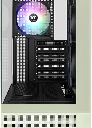 Thermaltake View 270 Plus TG ARGB Matcha Green Mid Tower E-ATX Case; 3x120mm ARGB Fans Included; Support Up to 360mm Radiator; Front & Side Dual Tempered Glass Panel; CA-1Y7-00MEWN-01; 3 Year Warranty