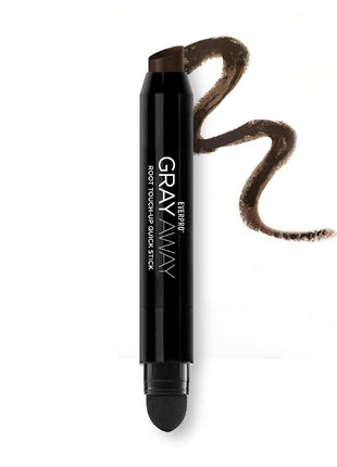 EVERPRO Gray Away Root Touchup Quick Stick, Black/Dark Brown, 0.1 Oz