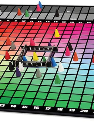 HUES and CUES - Vibrant Color Guessing Board Game for 3-10 Players Ages 8+, Connect Clues and Guess from 480 Color Squares