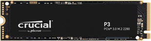 Crucial P3 PCIe Gen3 NVMe 500GB SSD, Up to 3,500MB/s Read, Laptop & Desktop (PC) Compatible, Solid State Drive – CT500P3SSD8