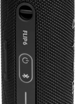 JBL Flip 6 - Portable Bluetooth Speaker, powerful sound and deep bass, IPX7 waterproof, 12 hours of playtime, JBL PartyBoost for multiple speaker pairing for home, outdoor and travel (Black)