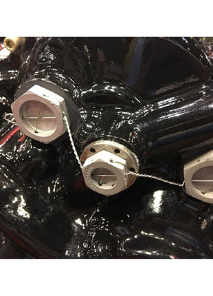 Lock Wire, T302/304 Stainless, NASM20995, MS20995C, ASTM A580 Cond A, AMS5697, .032 in (0.81 mm), 1 lb (0.45 kg) Dispenser Can, approx. 362 ft (110 m)