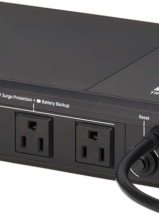 Tripp Lite Cloud-Connected 350VA UPS Battery Backup and Surge Protector, Remote Management & Monitoring, 210W, 3 Outlets, Computer UPS, Wall Mount Option, 5ft Cord, 3-Year Warranty (BC350RNC)