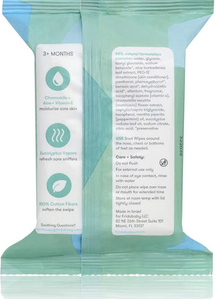 Breathefrida Vapor Wipes for Nose or Chest by Frida Baby