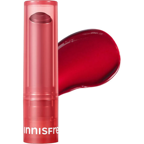 innisfree Duitint Lip Cream with Hyaluronic Acid & Ceramide - Korean Hydrating Tint Balm - Power Cherry Shade