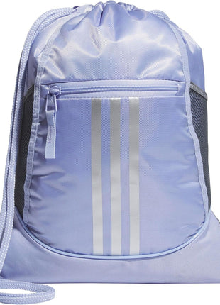 adidas Alliance Sackpack – Drawstring Backpack for Sports, Small Gym Bag, Black/2, OSFA