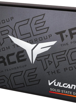 TEAMGROUP T-Force Vulcan Z 256GB SLC Cache 3D NAND TLC 2.5 Inch SATA III Internal Solid State Drive SSD (R/W Speed up to 520/450 MB/s) T253TZ256G0C101