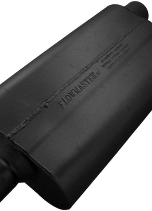 Flowmaster 942552 50 Delta Flow Muffler - 2.50 Center In and 2.50 Offset Out - Moderate Sound