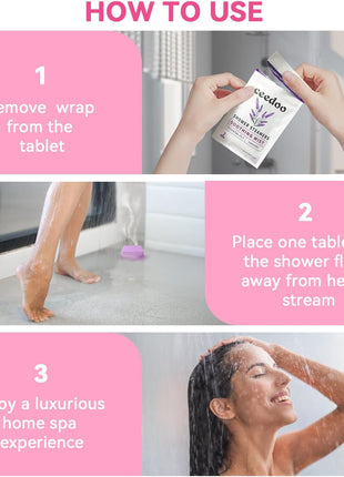 Shower Steamers Aromatherapy 6 Pack - Mother's Day for Teens & Adults, Birthday Gifts for Women - Natural Essential Oil Shower Bombs for Stress Relief & Relaxation, Home Spa Self-Care