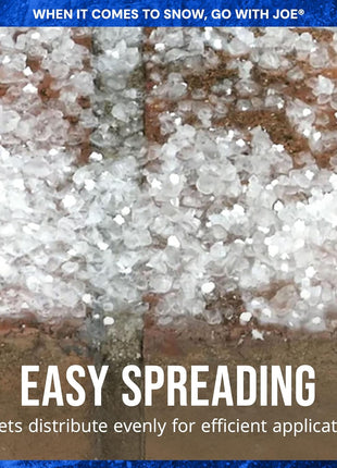 Snow Joe Snow & Ice Melter, Calcium Chloride Blend Pellets, Non-Staining Melt, 40 Lb Bag - Ice Remover for Driveway, Concrete, Sidewalk, and Outdoor Spaces