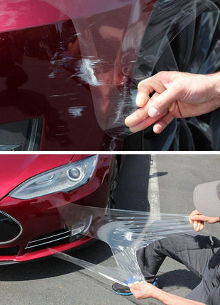VViViD Clear Paint Protection Bulk Vinyl Wrap Film 12 Inches x 120 Inches Including 3M Squeegee and Black Felt Applicator
