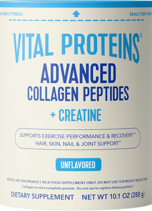 Vital Proteins Advanced Collagen Plus Creatine Unflavored 10.1oz