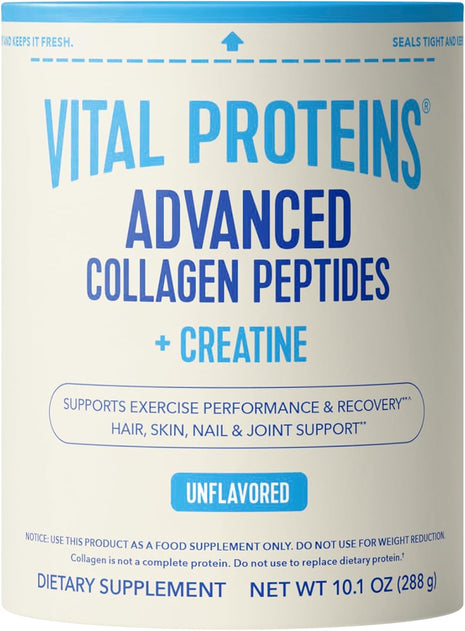 Vital Proteins Advanced Collagen Plus Creatine Unflavored 10.1oz