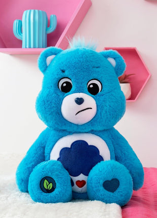 Care Bears 14" Grumpy Bear - Blue Plushie for Ages 4+ – Perfect Stuffed Animal Holiday, Birthday Gift, Super Soft and Cuddly – Good For Girls and Boys, Employees, Collectors